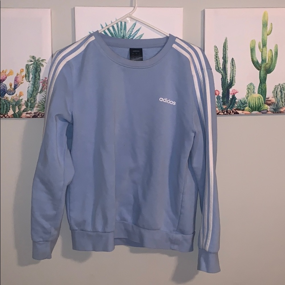 Blue adidas sweatshirt